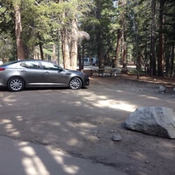 Tuolumne Meadows Campground - Where you can unload but have to park along Soda Springs or at the permit lot. Both are usually very full in the summer.
