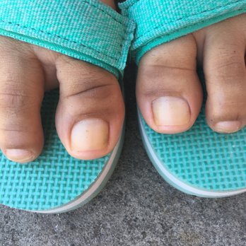 K-Nails - Used a cuticle nipper instead of a toenail clipper to cut my poor toenails. - Nail Salons Near Me - Los Angeles, California