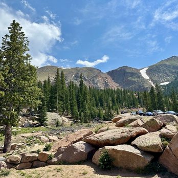 Pikes Peak - America's Mountain - View from the ranger station "halfway point." - Hiking Near Me - Cascade, Colorado Pikes Peak - America's Mountain - View from the ranger station "halfway point." - Hiking Near Me - Cascade, Colorado