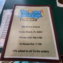 Menu front