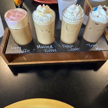 Napoli Coffee - The May coffee flight - Coffee & Tea Near Me - Albuquerque, New Mexico