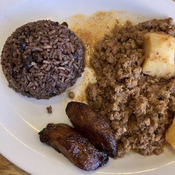 Caribbean Cuba - Lunch picadillo. Mixed rice. YUM! - Cuban Near Me - Carrollton, Texas