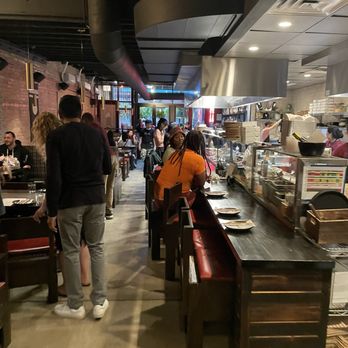 Gaijin - Inside showing the length of the restaurant. Seating at bar - Japanese Near Me - Chicago, Illinois Gaijin - Inside showing the length of the restaurant. Seating at bar - Japanese Near Me - Chicago, Illinois