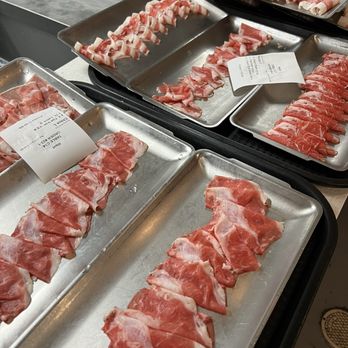 All That Shabu - Bout 1oz portions. 3 plate limit per table - Buffets Near Me - Alhambra, California All That Shabu - Bout 1oz portions. 3 plate limit per table - Buffets Near Me - Alhambra, California