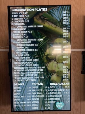 Menu photo 2 Playa Azul Taco Shop Salina, UT Menu photo 2 Playa Azul Taco Shop Salina, UT