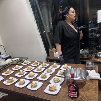 Hudson Table - Brooklyn - Sous chef having finished preparing the dessert - Caterers Near Me - Brooklyn, New York Hudson Table - Brooklyn - Sous chef having finished preparing the dessert - Caterers Near Me - Brooklyn, New York