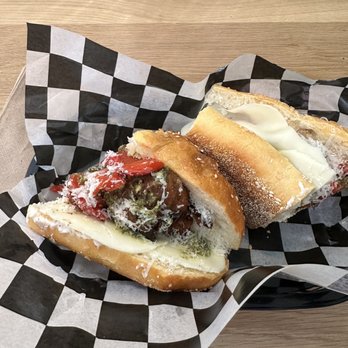 Grazie Grazie - two sandwiches in a basket - Sandwiches Near Me - Washington, DC, District of Columbia