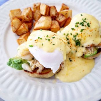 Luna - Dungeness Crab Benedict - New American Near Me - Spokane, Washington Luna - Dungeness Crab Benedict - New American Near Me - Spokane, Washington