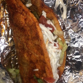 Condado Tacos - Firecracker shell taco with ground beef - Tacos Near Me - Royal Oak, Michigan