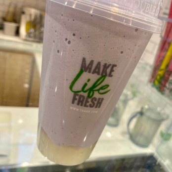 Tbaar - Taro Smoothie with lychee jelly - Bubble Tea Near Me - Cherry Hill, New Jersey