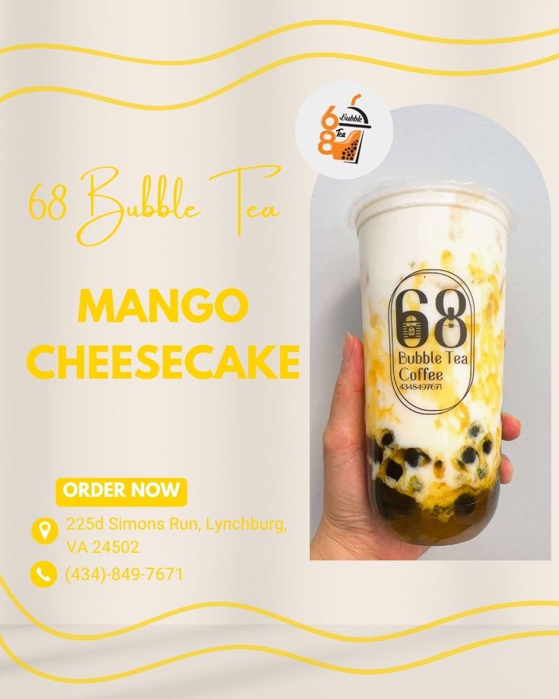 68 Bubble Tea Logo