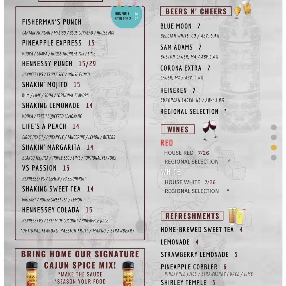 Shaking Crab - Williamsburg - Menu - Seafood Near Me - New York, New York Shaking Crab - Williamsburg - Menu - Seafood Near Me - New York, New York