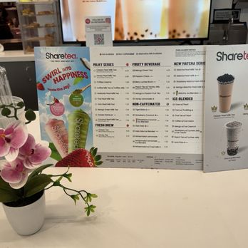 Sharetea - Menu - Bubble Tea Near Me - Santa Clara, California
