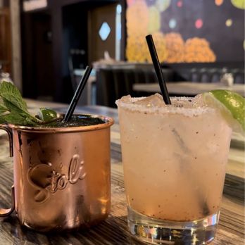 Dame Mas Urban Cantina - Moscow Mule and a House Marg - Mexican Near Me - Whittier, California