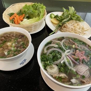Pho Duy - Bone marrow on the left, small pho on the right. Mmmmmmm - Vietnamese Near Me - Houston, Texas Pho Duy - Bone marrow on the left, small pho on the right. Mmmmmmm - Vietnamese Near Me - Houston, Texas