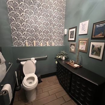 Inkwell Tavern - Bathroom has great space and is very wheelchair friendly and accessible. - Cocktail Bars Near Me - Burbank, California Inkwell Tavern - Bathroom has great space and is very wheelchair friendly and accessible. - Cocktail Bars Near Me - Burbank, California