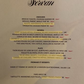Le Servan - Modern European Near Me - Paris, 75 Le Servan - Modern European Near Me - Paris, 75