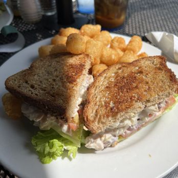 Peggy Kinnane’s - Chicken Salad sandwich with tots - Irish Near Me - Arlington Heights, Illinois
