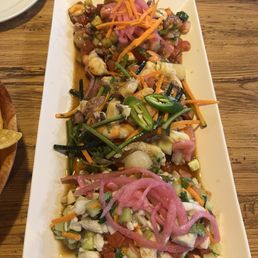 Ceviche Sampler
