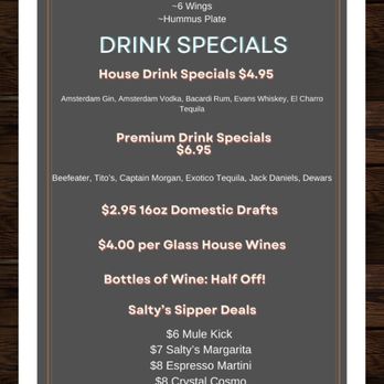 The Salty Dog Tavern - Happy hour menu - Sports Bars Near Me - Southington, Connecticut The Salty Dog Tavern - Happy hour menu - Sports Bars Near Me - Southington, Connecticut