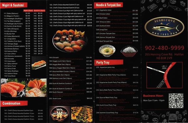 Menu photo 2 Sushi Cove Halifax, NS Menu photo 2 Sushi Cove Halifax, NS