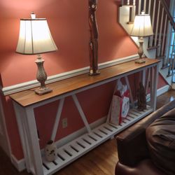 Bed & Futon Gallery - Custom made entry table.