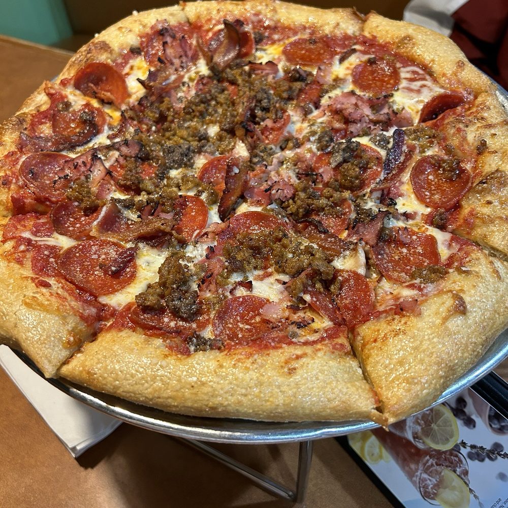 Mellow Mushroom - Mighty Meaty... - Pizza Near Me - Fort Worth, Texas Mellow Mushroom - Mighty Meaty... - Pizza Near Me - Fort Worth, Texas