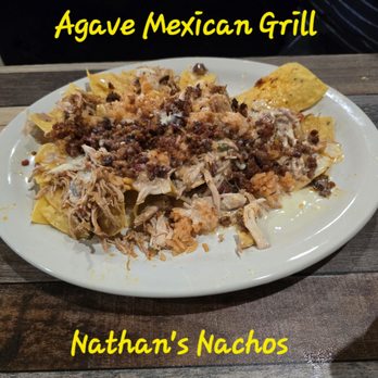 Agave Mexican Grill - Nathan's nachos - Seafood Near Me - Florence, Alabama