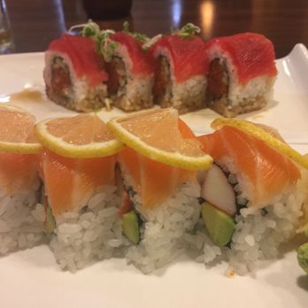 O' Sushi - Hawaiian role on top and 49er role on bottom. Delish! - Sushi Bars Near Me - Newark, California