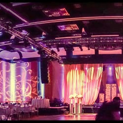 Wedding lighting and audio provided by Premiere Production.