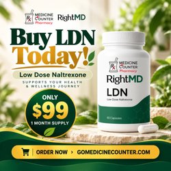 Medicine Counter Pharmacy - Support your wellness journey with Low Dose Naltrexone (LDN) from Medicine Counter Pharmacy, with a 1-month supply starting at $99.