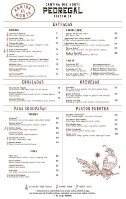 Menu photo 5 Cantina Pedregal Folsom, CA