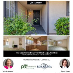Paula Brown, REALTOR | JohnHart Real Estate - I represented sibling sellers of their late parents' mid-century condo in Alhambra.