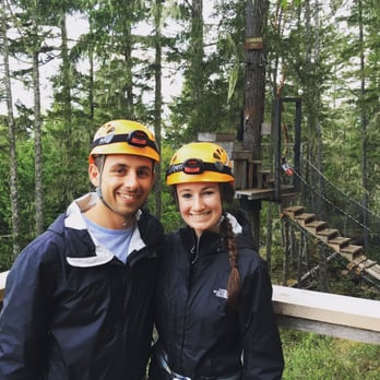 Adrena Line Zipline Adventure Tours - Honeymoon - Ziplining Near Me - Sooke, British Columbia