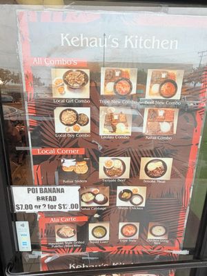 Menu photo 2 Kehau's Kitchen Aiea, HI Menu photo 2 Kehau's Kitchen Aiea, HI