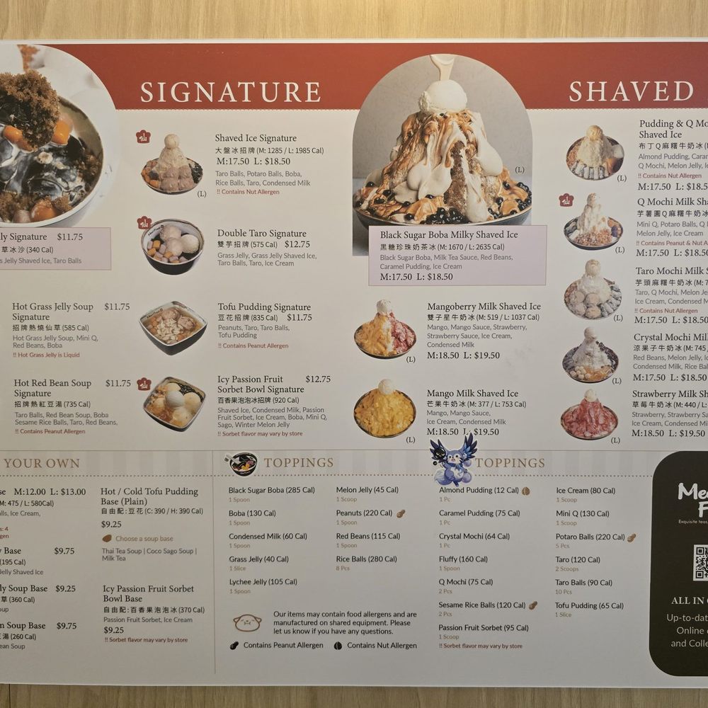 Meet Fresh - menu - Desserts Near Me - Bayside, New York Meet Fresh - menu - Desserts Near Me - Bayside, New York