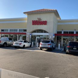 cars parked in front of the store