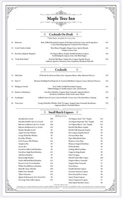 Menu photo 8 Maple Tree Inn Homewood, IL Menu photo 8 Maple Tree Inn Homewood, IL