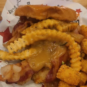 Drake's - Poutine Burger. - Burgers Near Me - Clarksville, Tennessee Drake's - Poutine Burger. - Burgers Near Me - Clarksville, Tennessee