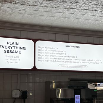 Apollo Bagels - The menu - Bagels Near Me - New York, New York