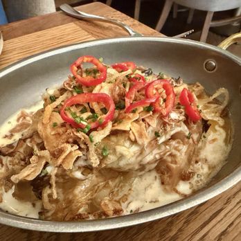 Credence - Hearth Roast Cabbage-- doused in butter cream sauce - New American Near Me - Houston, Texas Credence - Hearth Roast Cabbage-- doused in butter cream sauce - New American Near Me - Houston, Texas