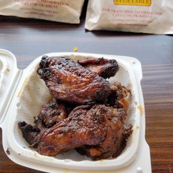 Golden Krust Caribbean Restaurant - Jerked wings $4.80 - Caribbean Near Me - Teaneck, New Jersey