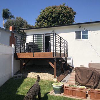 Lloyd's Welding - Completed railing for the deck - stunning! - Metal Fabricators Near Me - Redondo Beach, California Lloyd's Welding - Completed railing for the deck - stunning! - Metal Fabricators Near Me - Redondo Beach, California