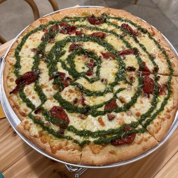 Acre Pizza - The pizzas are a great size. Gluten free pesto - Pizza Near Me - Healdsburg, California