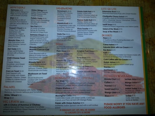 Menu photo 6 Masala Kraft Cafe Hartsdale, NY
