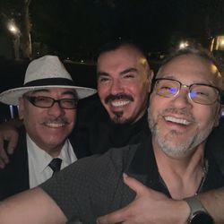Goodfather Limousine Service - The driver Steve, my Bro Oscar and me
