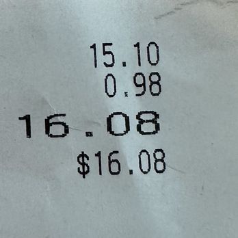Pollo Campero - Receipt total - Chicken Shop Near Me - Orlando, Florida