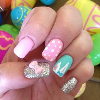 7 Nail Spa - Easter Nail by Sally, love'm! - Nail Salons Near Me - Santa Rosa, California