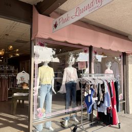 Exterior outside entrance of Pink Laundry Boutique - Villa Park, California Exterior outside entrance of Pink Laundry Boutique - Villa Park, California