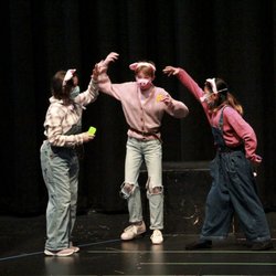 Lake Washington Girls Middle School - 6th grade students perform a play.
